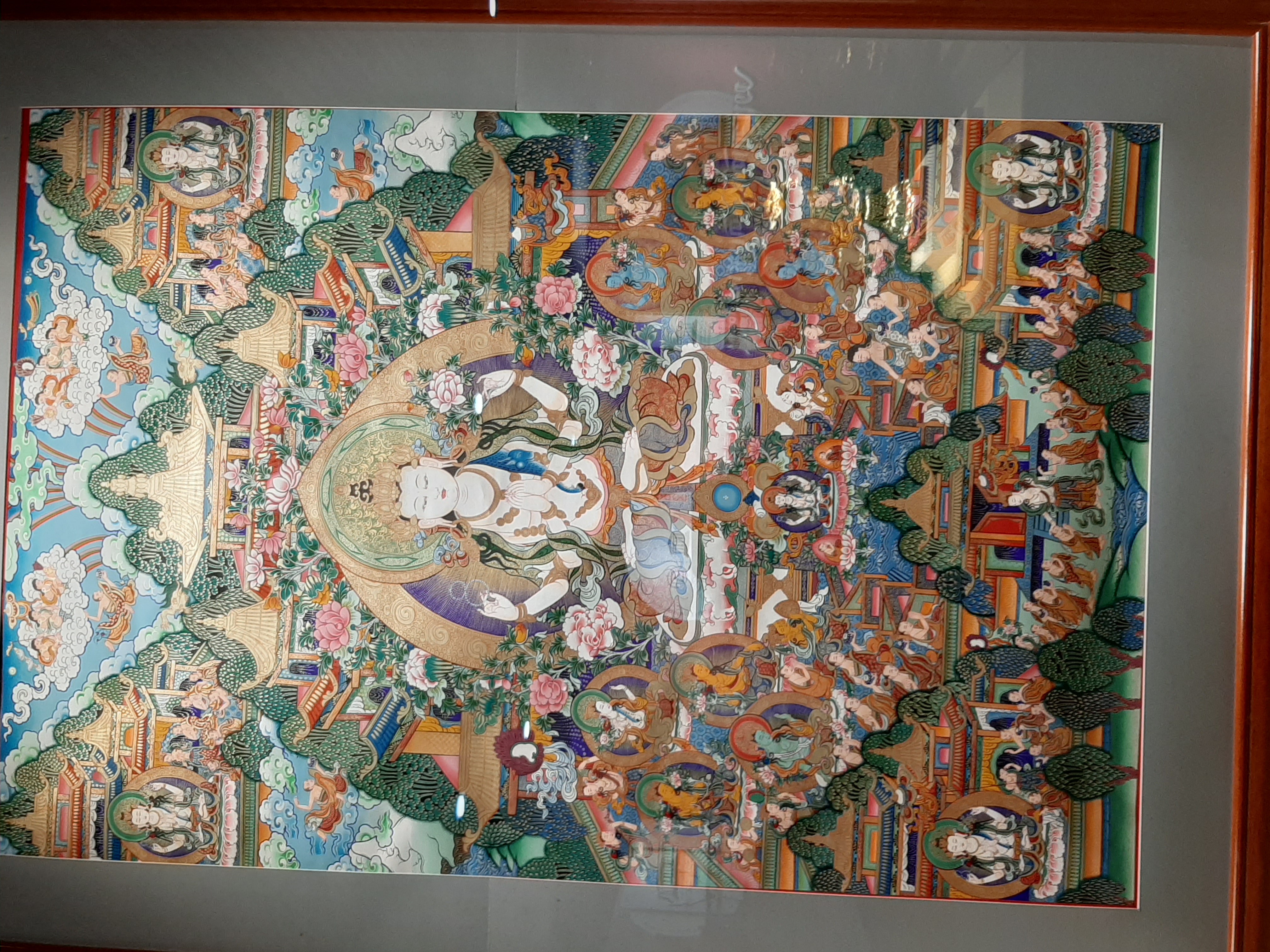 Tangkas - Traditionnal painting (Unesco Protected Heritage)