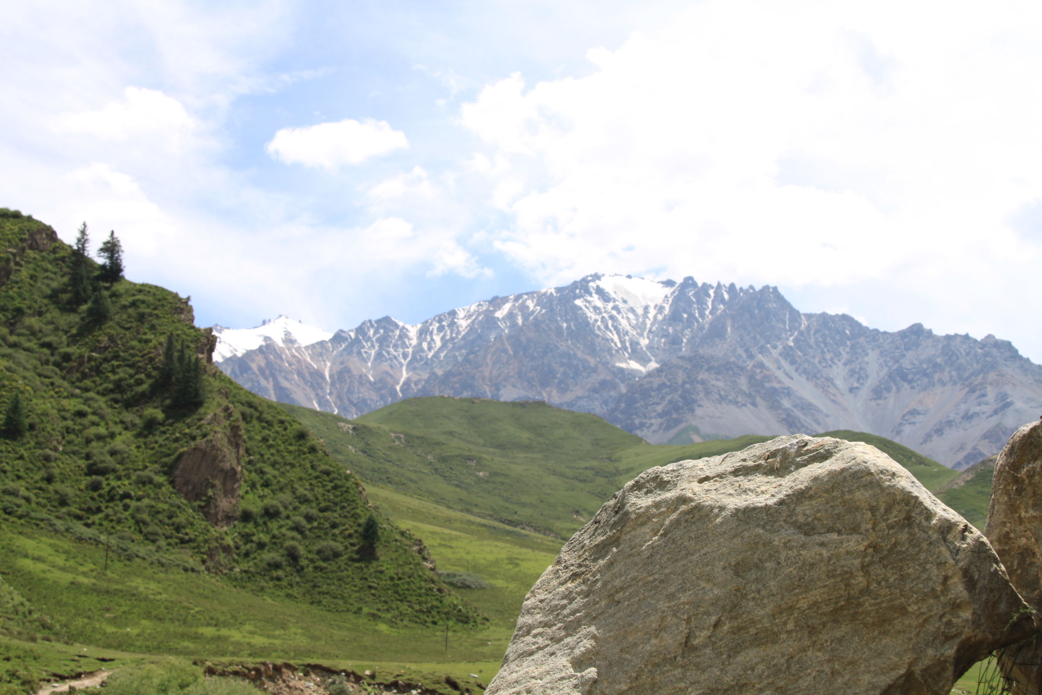 View of landscape in Qinghai