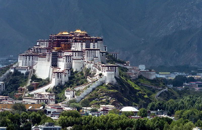 Potala monastery in Lhassa